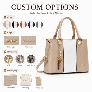 Sac messager rétro en <span class=keywords><strong>cuir</strong></span> PU pour femme, léger, résistant à l'eau, fermeture éclair, polyester, deux sangles, sac à main - Product Image 2