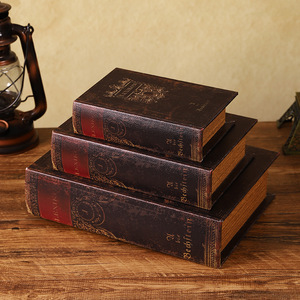 Mystic Arts Egyptian Cat Replica Book Decorative Storage <b>Box</b> Set MDF Material Vintage Style Home Decor <b>Gift</b> Packaging <b>Box</b> - Product Image 4