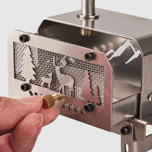 <b>Mini</b> <b>Wood</b> Stove Tabletop Camping <b>Burner</b> Portable Incense Aroma Diffuser Outdoor Fire Stove - Product Image 4