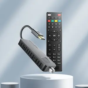H265 penerima Tv Hd penjualan laris Mini portabel DVB T2 TV HD stik Terrestrial penerima Digital Set-top kotak stik TV