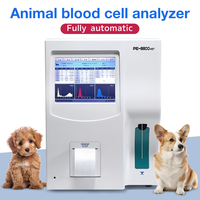 Nouvel analyseur d'hématologie automatique, analyseur de sang vétérinaire précis, équipement de laboratoire pour analyse différentielle en 3 parties
