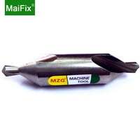 Forets de centrage de précision Maifix 1MM 1.5MM pour tournage et fraisage, double tête, en carbure de tungstène HSS pour métaux