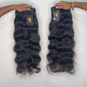 Bodywave-Cheveux brésiliens naturels naturels, ondulés, bouclés, ondulés, naturels, extensions de cheveux naturels, en vison naturel - Product Image 2