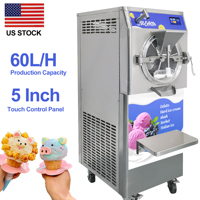Roestvrijstalen Echt Fruit Hard Ijs Machine Voor Hard Serveren Ijs Productie Op Voorraad In Het Ons Magazijn