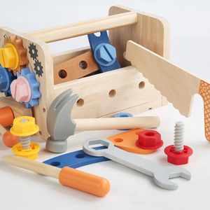 HOYE artisanat <span class=keywords><strong>établi</strong></span> en bois Simulation démontage jouet enfants jeu de rôle boîte à <span class=keywords><strong>outils</strong></span> jouet - Product Image 3