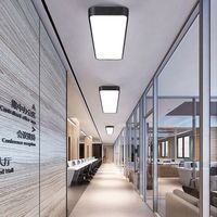 Panneau lumineux LED en fer 1200 mm x 72 W, hauteur réglable, rectangulaire, lumière du jour, CRI élevé 80, dimmable, noir, anti-éblouissement 360°