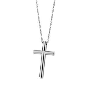 Minimalista mejor Cruz religiosa Pvd colgante de acero inoxidable joyería de moda fina collar cristiano para hombres mujeres al por mayor 2024 - Product Image 4