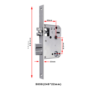 Cerradura de Embutir, Cuerpo de Cerradura de Puerta 5050, Cerradura Magnética Electrónica Inteligente, Piezas de Cerradura, Precio de Fábrica en China, Sistema de Cerradura para Puertas de Hotel - Product Image 1