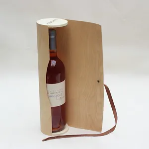 craft birch bark wine box packaging unfinished wood gift boxes