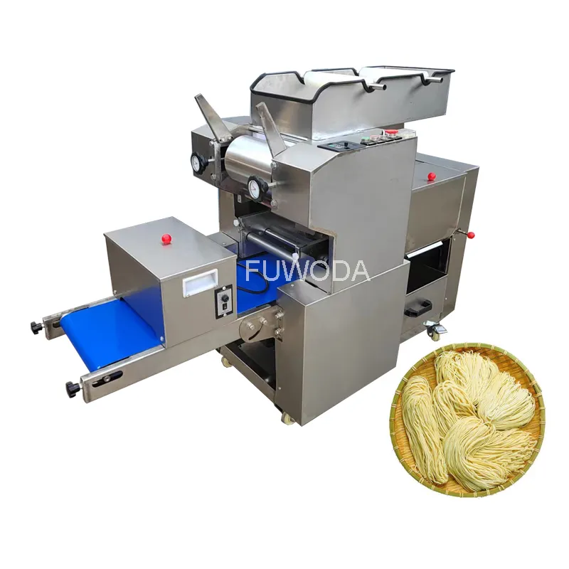 Automatic Industry Japanese Noodle Machine Fresh Pasta Ramen Dough Noodle Making Machine With Cutting Cutter