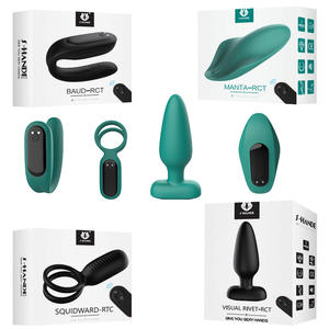 Ensemble de quatre pièces télécommandées pour le plaisir féminin : Plug anal, Anneau de verrouillage, Dispositif de masturbation portable pour femme - Product Image 1