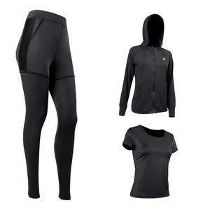 Conjunto de ropa transpirable de bambú para mujer, ropa deportiva de secado rápido para Fitness y Yoga, venta al por mayor, 5 piezas - Product Image 6