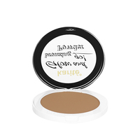 Poudre pressée lisse et imperméable de Style africain, contrôle de l'huile, cosmétiques privés, couleur foncée parfaite, cosmétique, gâteau en poudre pressé