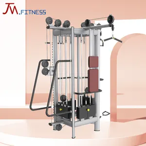 body building cable jungle 4 stations fitness machine multi four station gym equipment