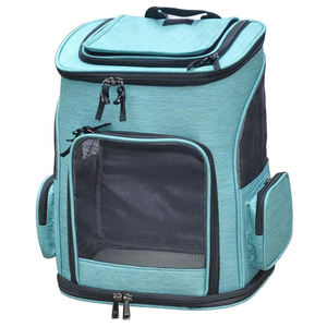 Tekerlekler ile 2024 yeni tasarım genişletilebilir evcil hayvan taşıyıcı çanta Crossbody köpek sırt çantası kadın kediler örgü fermuar motosiklet sürme çantası - Product Image 2