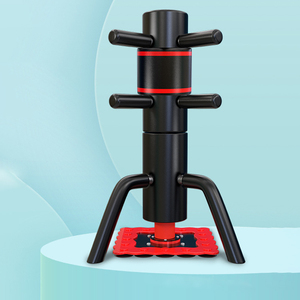 <span class=keywords><strong>Sanda</strong></span> Saco de Boxeo Vertical para Entrenamiento, Muñeco de Madera Wing Chun, Objetivo Giratorio para Niños en Casa, Muñeco de Boxeo Tailandés para Adultos - Product Image 2
