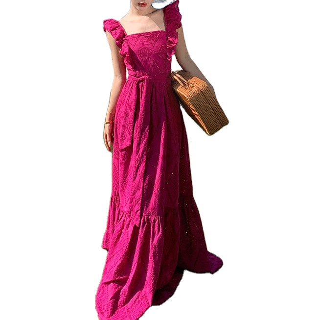 Verified Supplier Pinafore Long Dress Sustainable Denim | Alibaba.com
