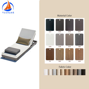 Nuevos muebles de playa de lujo <span class=keywords><strong>Mesa</strong></span> de jardín de aluminio 80 cm Más 4 sillas Patio italiano Piscina Sillas de playa de aluminio con visera - Product Image 3