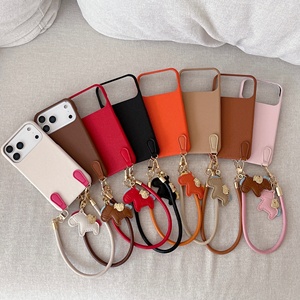 Étui de téléphone portable simple et uni, adapté aux coques de téléphone iPhone 17 Pro Max et aux pendentifs Apple iPhone 16. Il est résistant aux chocs - Product Image 1