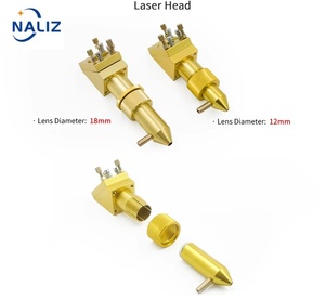 CO2 레이저 헤드 전체 세트 직경 12/18/20mm, 포커스 렌즈 50.8/63.5mm 및 Mo 미러 D20mm 포함, 레이저 기계 예비 부품용 - Product Image 3
