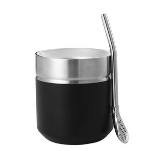 Everich Offre Spéciale 8oz 240ml Petite et pratique Tasse mate en acier inoxydable isolée sous vide à double paroi, Passe au lave-vaisselle - Product Image 5