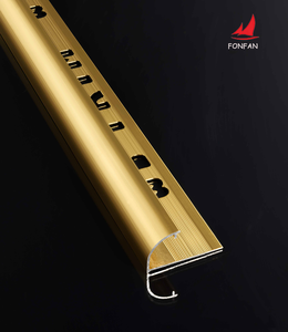 Profilo in Metallo Lucidato Stile Moderno Fengfan, Protezione Bordi Arrotondati e Accessori Decorativi in Alluminio Estruso <span class=keywords><strong>per</strong></span> Pavimenti - Product Image 4