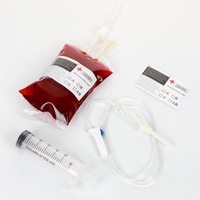 Sac de boisson double tube style sac de sang d'Halloween, pack énergétique de jus de fruits concentré, accessoires et fournitures de vampire