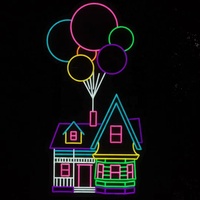 Enseigne néon LED personnalisée, conception gratuite, nom et logo personnalisés pour voiture, chambre, fête d'anniversaire, décoration intérieure, alimentation CC