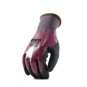 Gants de travail certifiés EN388, 13 jauges, haute adhérence, respirants, en polyester tricoté, enduits de nitrile, gants de sécurité - Product Image 3
