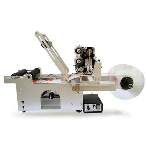 Semi Automatic Roll to Roll Digital Adhesive Paper Bottle Sticker Labeling Machine Flat Surface Label Printing Machine