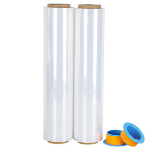Prezzo di fabbrica <span class=keywords><strong>forte</strong></span> autoadesivo PE stretch <span class=keywords><strong>film</strong></span> trasparente pacchetto cartone Stretch <span class=keywords><strong>Film</strong></span> - Product Image 1