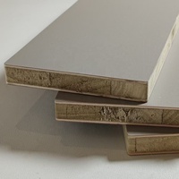 Tablero de Melamina con Núcleo de Madera de Paulownia, Pino y Álamo, en Negro y Blanco, de 12mm, 16mm, 18mm y 24mm, para Muebles, Venta al Por Mayor