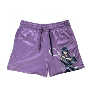Pantalones Cortos Deportivos Unisex de Anime <span class=keywords><strong>BLEACH</strong></span> <span class=keywords><strong>Rukia</strong></span> con Estampado 3D, Secado Rápido, para Gimnasio, Fitness, Running - Product Image 1