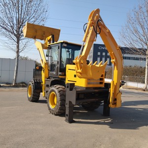 Tracteur à roues <span class=keywords><strong>ZX</strong></span> 25-30 de Chine, le plus vendu, rétrocaveuse 4x4, mini-chargeuse frontale avec pelle arrière - Product Image 2