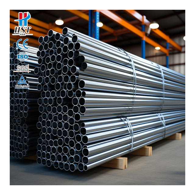 Galvanized Steel Tubing 15mm 10mm Thickness Cold Rolled Welded Pipe Passivated Q345 EN 10255 S235JR Galvanized Pipe