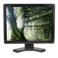 Monitor CCTV LED 15 Inci Resolusi 1024*768 Monitor LCD TFT 15 Inci BNC