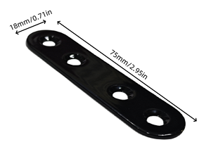 Metal Steel Single-Side Straight <b>Bracket</b> Mending Joining Plates (55-135mm) for <b>Wood</b> <b>Shelf</b> Kitchen Cabinet Furniture Fasteners - Product Image 5