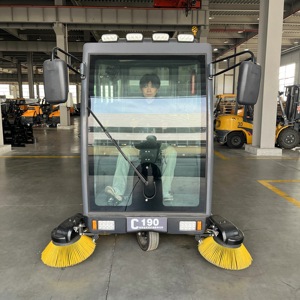 C190 điện công nghiệp Ride-on đường phố tầng quét Máy 48V - Product Image 3