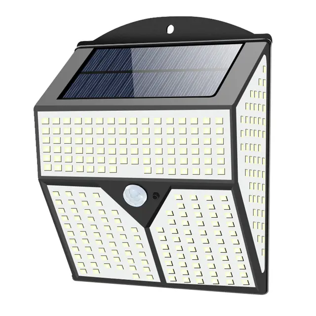 436 LED Waterproof Solar Powered PIR Motion Sensor Street Lights Outdoors Solar Lamp
