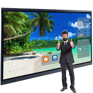 Monitor de Pantalla Táctil LCD de 55, 65, 75, 86, 98 y 110 Pulgadas al por Mayor, Panel Inteligente para Aula, Pizarra Digital Interactiva 4k para Enseñanza - Product Image 1