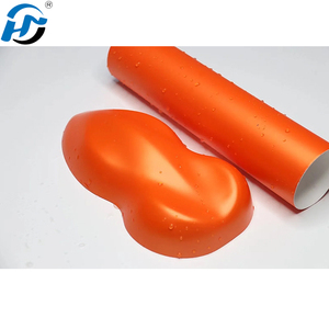 ม้วนเต็มรูปแบบทำจากไวนิลเคลือบเงารถยนต์สีส้มเข้มพิเศษใช้1.52x1 8ม./5x60FT - Product Image 3