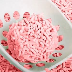 ทรายแมวกลิ่นมะนาวกาแฟแอปเปิ้ลทิ้งขยะย่อยสลายได้ไร้ฝุ่นทิ้งเศษเต้าหู้ทรายแมว - Product Image 1