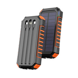 Ventas calientes Placas de bancos de energía Cargador móvil portátil 20000mAh Estación de Banco de energía <span class=keywords><strong>solar</strong></span> a prueba de agua para teléfono - Product Image 5