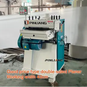 Pinliang High Accuracy Automatic 18 Inch Double Side Wood Planer Woodworking Double Sided Thickness Planer