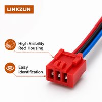 Câble de signalisation et d'alimentation 3 broches PHB avec boîtier rouge pour module de base de charge de lave-sol et appareils électroménagers