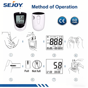 Sejoy Sugar Check Machine Diabetes Testing Glucómetro Diabetes Testing Kit - Product Image 3