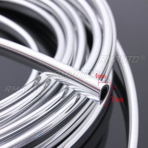 Tira de Moldura Cromada de 6 Metros, Protector de Borde de Puerta de Coche, Tira Protectora Contra Rayones, Rollo de Moldura Cromada - Product Image 6