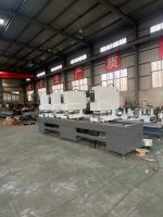 Máquina de Soldadura sin Costuras PLC de Cuatro Cabezas para Fabricación de Ventanas y Puertas de UPVC/PVC, Certificación CE, Larga Vida Útil