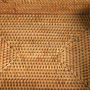 Panier en rotin rectangulaire écologique en gros Décoration de la maison et panier de rangement de blanchisserie de Chine - Product Image 3