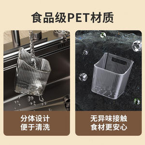 Panier de rangement mural pour cuisine, pour ail, gingembre, oignons verts, sans perçage, rectangulaire, lot de 3 - Product Image 5